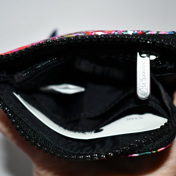 Libertine x LeSportSac wallet in geometric printed polyester #1294 HB04 NWT - Picture 2 of 5